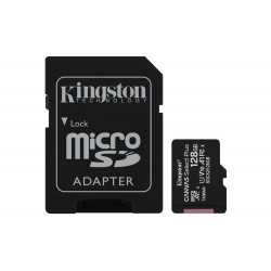 Cartão De Memória Micro SD Com Adaptador Kingston 128GB