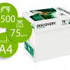PAPEL FOTOCOPIA DISCOVERY FAST DIN A4 75 GR PAPEL MULTIUSO TINTEIRO E LASER CAIXA DE 2500 FOLHAS