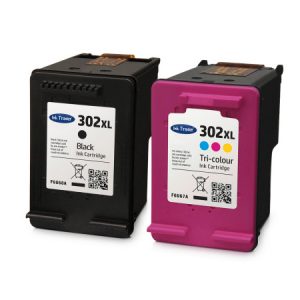 Tinteiros Reciclados HP 302 XL Conjunto 2