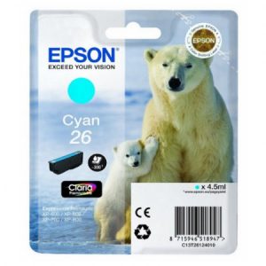 Tinteiro Epson 26 Azul Original