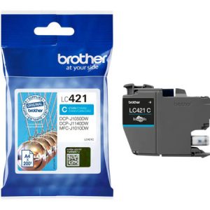 Tinteiro Brother Original LC421 Azul