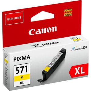 Tinteiro Canon Original CLI-571 Y XL Amarelo
