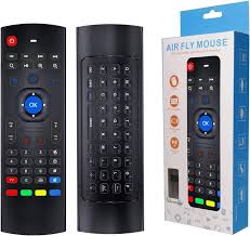 Fly Air Mouse, Teclado Sem Fio Com Controle Remoto Mx3 2.4 Ghz