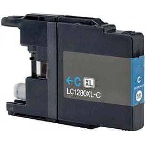Tinteiro Brother Compatível LC1280C XL azul