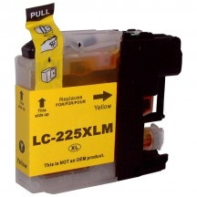 Tinteiro Brother Compatível LC225 XL Amarelo