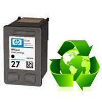 Tinteiro HP Reciclado Nº 27 preto