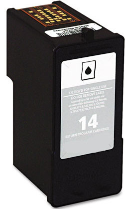 Tinteiro Lexmark Compatível nº 14 Preto