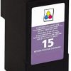 Tinteiro Lexmark Compatível n.º 15 Cor