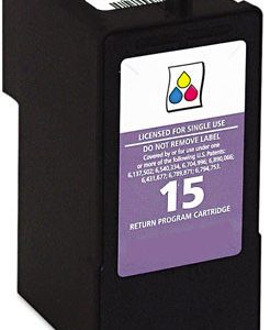 Tinteiro Lexmark Compatível n.º 15 Cor