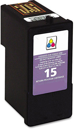 Tinteiro Lexmark Compatível n.º 15 Cor