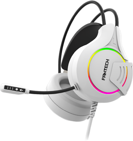 Auscultador Fantech Glare HG20 RGB Branco