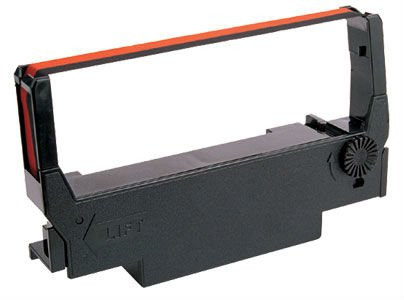 Fita Matricial Compatível Epson ERC38/34/30 Preta / Vermelha