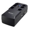 UPS Phasak Kryptos 800 VA USB + RJ + USB Charger