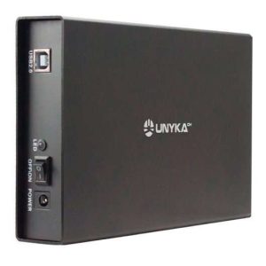 Caixa Externa 3.5" Unykach LOK USB 2.0 Preta