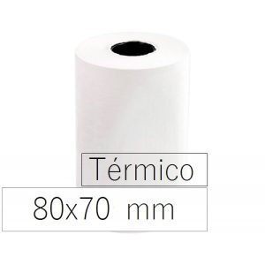 ROLOS PAPEL TÉRMICO 80x70x11 PACK10
