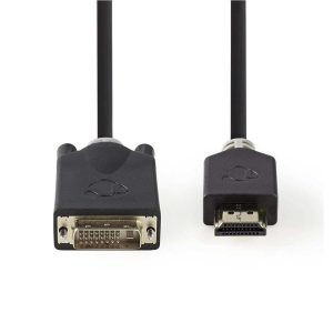 Cabo Hdmi-Dvi Conector Hdmi - Dvi-D 24 Pinos .
