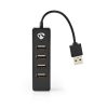 Hub Usb 4 Portas Usb 2.0 Preto