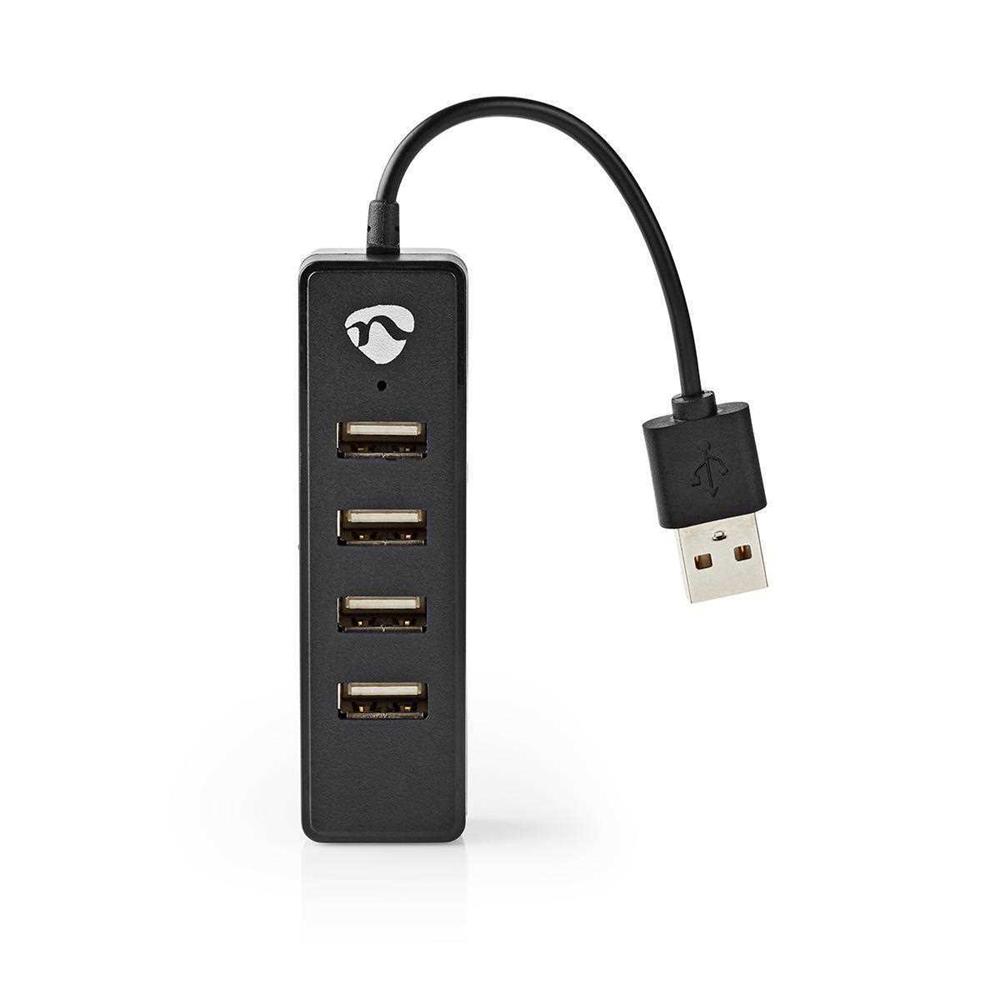 Hub Usb 4 Portas Usb 2.0 Preto