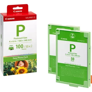 Canon E-P100 Easy Photo Pack Postcard Size - 100 impressões