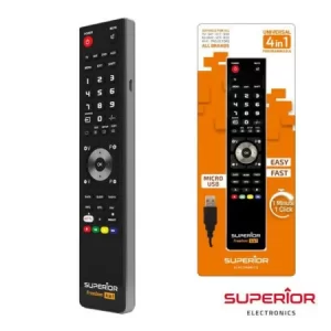 Comando Programável Superior - (TV - SAT - DTT - DVD) - FREEDOM-USB4:1BK