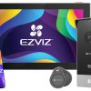 Kit Video-porteiro inteligente WiFi / 2 Fios c/ câmara 2Mpx + leitor RFID + monitor 7'' - Ezviz CS-HP5 (2MP)