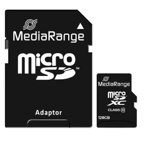 Cartão Mediarange Micro SD XC UHS-1 128GB - Class 10 - 15mb/s