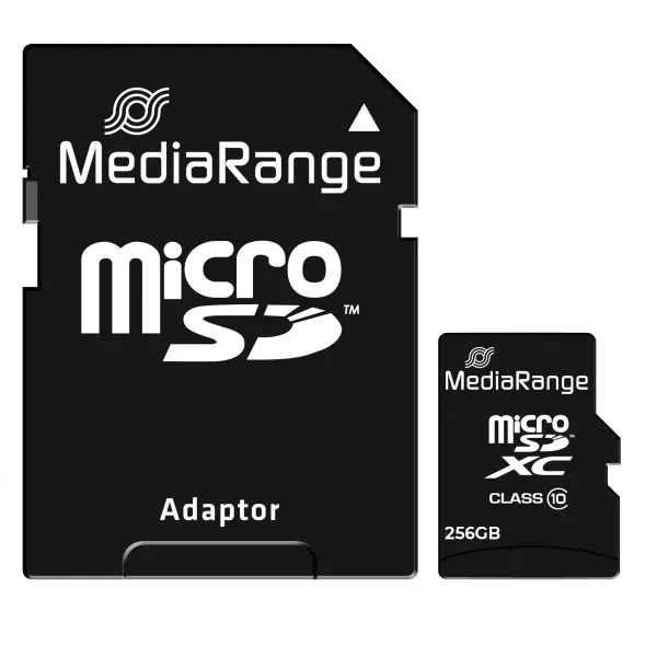 Cartão Mediarange Micro SD XC UHS-1 256GB - Class 10 - 15mb/s