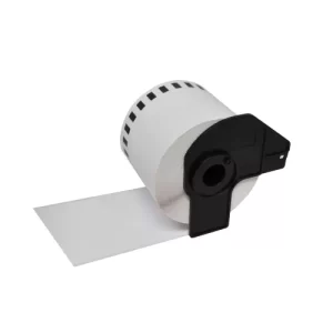 Etiquetas Compativeis Brother DK22205 Branca - 62mm x 30.48 metros Contínua Papel térmico