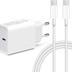 Carregador 35w usb-c com cabo usb-c para usb-c