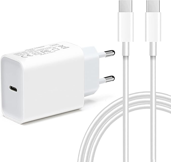 Carregador 35w usb-c com cabo usb-c para usb-c