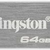 Kingston DataTraveler USB 3.1/3.0/2.0  64 GB - metálica elegante sem tampa