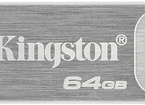 Kingston DataTraveler USB 3.1/3.0/2.0  64 GB - metálica elegante sem tampa