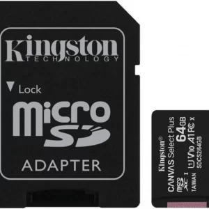 Cartão de Memória MicroSDXC KINGSTON Canvas Select Plus (64 GB)