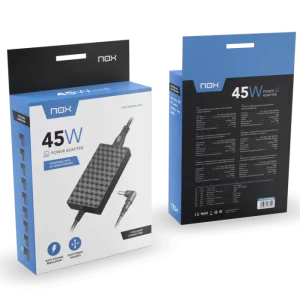 Carregador Universal para Portáteis Nox 45W Slim USB