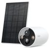 Câmera de vigilância TP-Link Tapo C425 2K Visão Noturna Externa IA Painel Solar Áudio Bidirecional