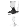 Suporte para monitor de mesa dobrável de 75 mm para PC com ajuste de altura