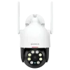 Câmara de segurança IP DEKCO DC5L 2K QHD WiFi visão noturna a cores Google Assistant/Alexa Branco