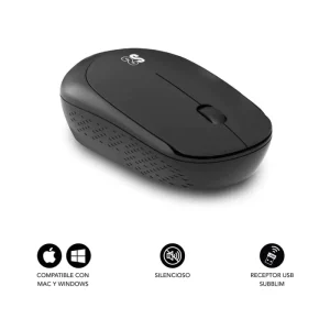 Rato Sem Fios Subblim Business 1200 DPI Preto
