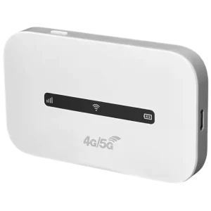 Router portátil M6 4G LTE WiFi 3000mAh, Branco