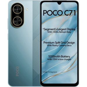 xiaomi poco c71 4gb/128gb azul