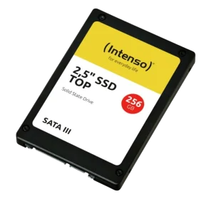SSD Intenso Top 256 GB SATA III 2,5 polegadas 3D NAND Preto / Branco