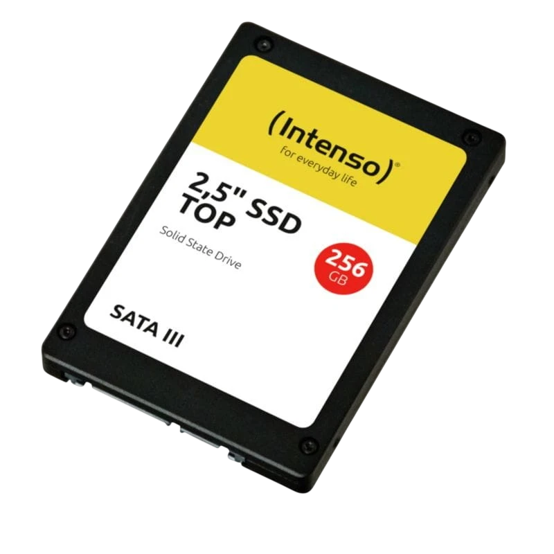 SSD Intenso Top 256 GB SATA III 2,5 polegadas 3D NAND Preto / Branco