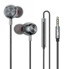 Auriculares com Microfone Intrauditivos Jack 3.5 Iggual