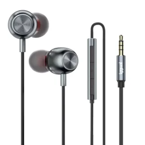 Auriculares com Microfone Intrauditivos Jack 3.5 Iggual